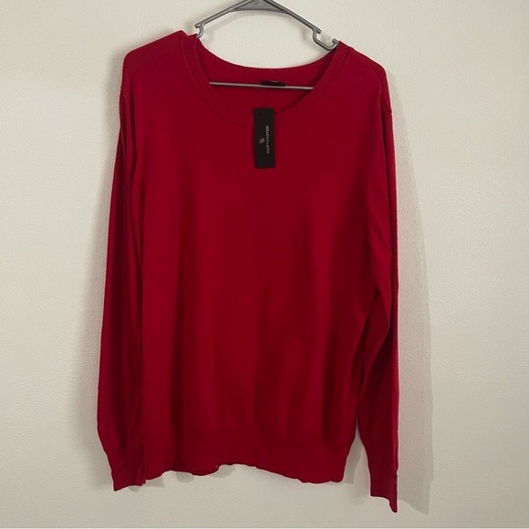 NWT Worthington Cherry Cordial sweater with 3 inch band at hem size XXLT - Picture 1 of 8